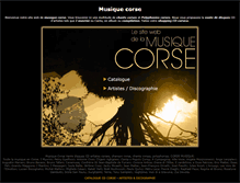 Tablet Screenshot of musique-corse.com